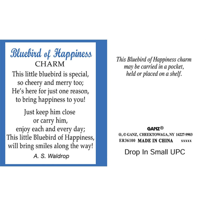 Ganz : Bluebird of Happiness Charm -