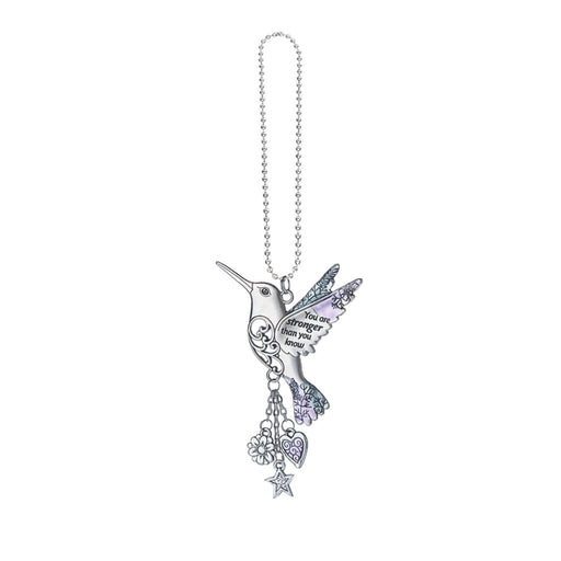 Ganz : Car Charm - Hummingbird - You Are Stronger Than You Know -