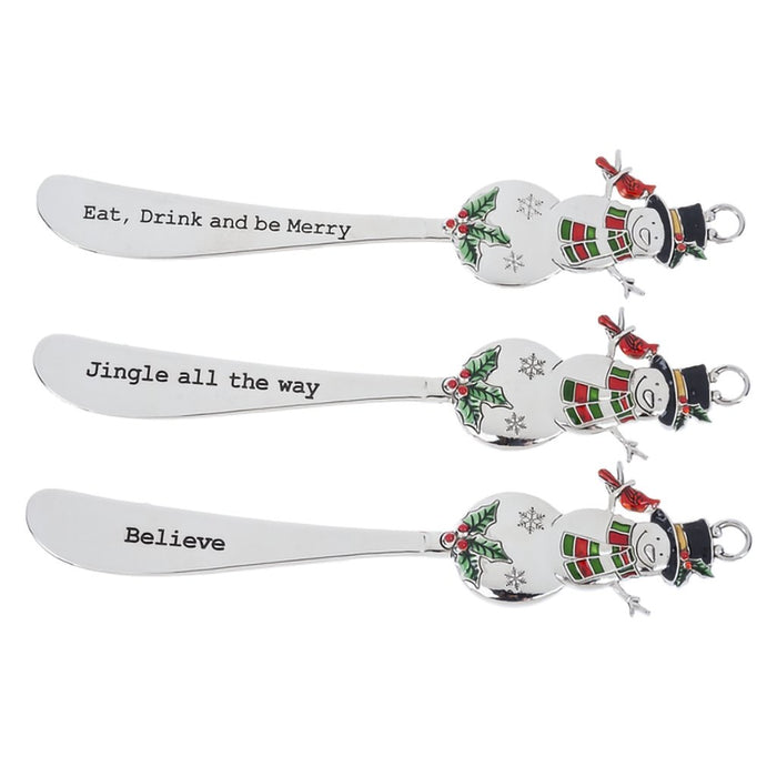 Ganz Cheese Spreaders - Be Merry