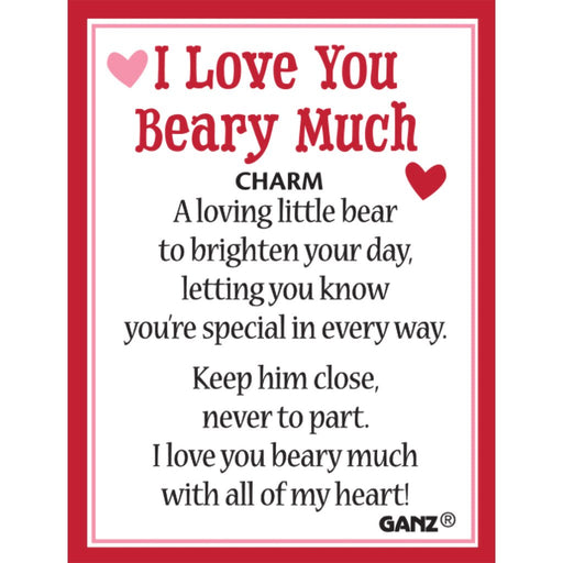 Ganz : I Love You Beary Much Charm - Ganz : I Love You Beary Much Charm