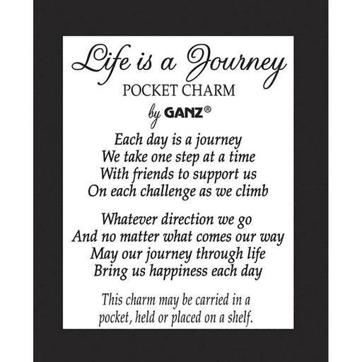 Ganz : Life is a Journey Pocket Charm -