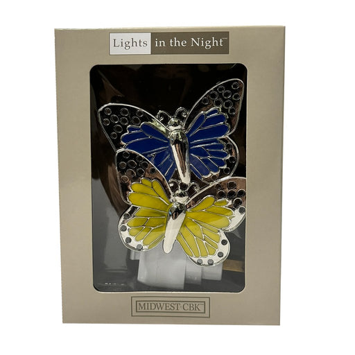Ganz : Midwest CBK -Two Butterfly Night Light - Ganz : Midwest CBK -Two Butterfly Night Light