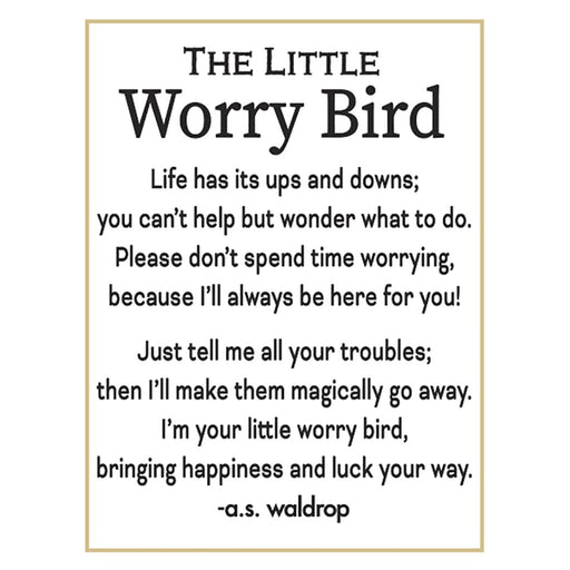 Ganz : The Little Worry Bird Charm -