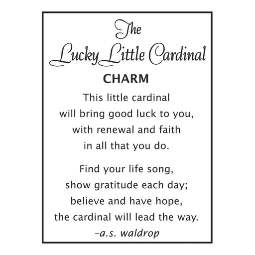 Ganz : The Lucky Little Cardinal Charm - Ganz : The Lucky Little Cardinal Charm
