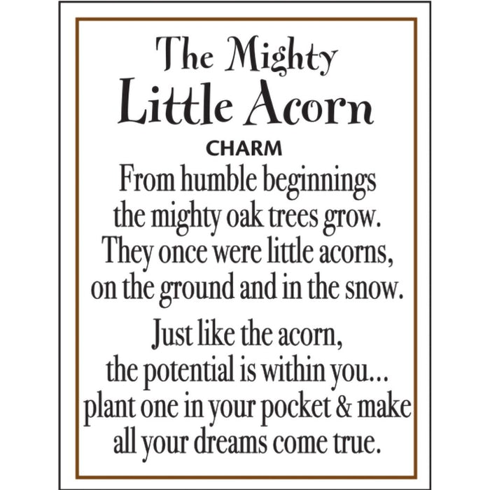 Ganz : The Mighty Little Acorn Charm - Ganz : The Mighty Little Acorn Charm