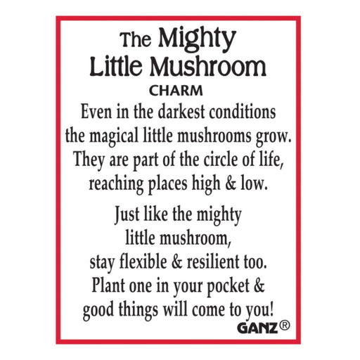Ganz : The Mighty Little Mushrooms Charm - Ganz : The Mighty Little Mushrooms Charm