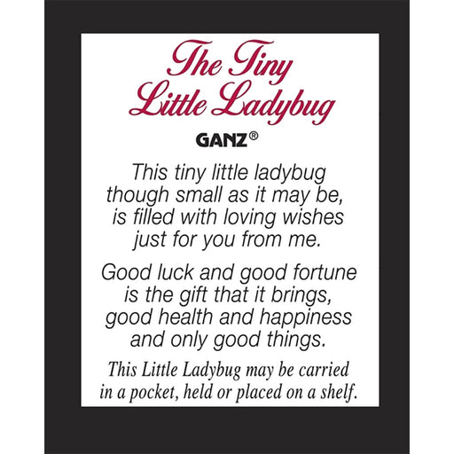 Ganz : Tiny Little Ladybug Charm -