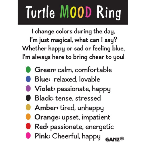 Ganz : Turtle Mood Ring - Ganz : Turtle Mood Ring