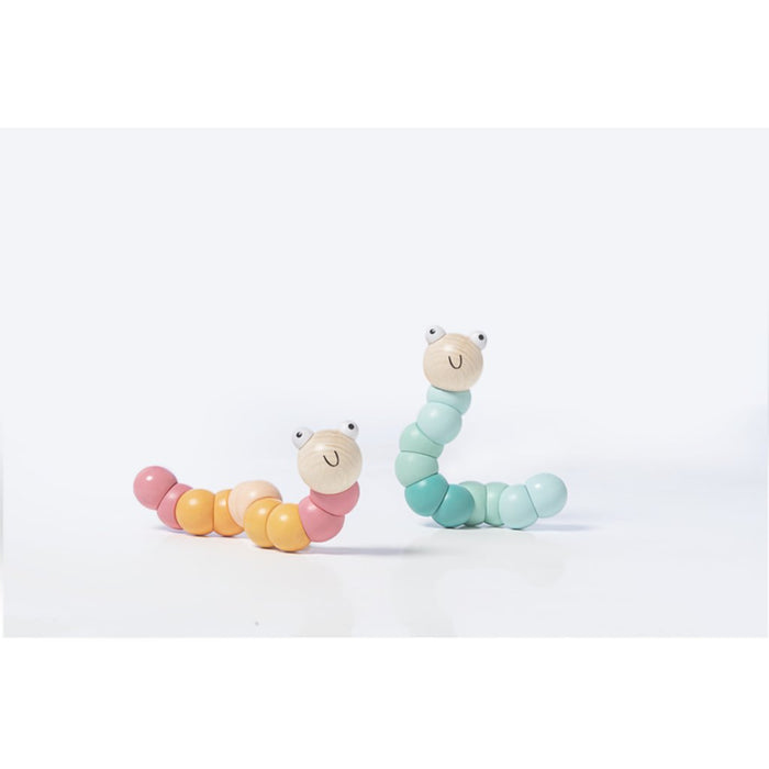 Ganz : Wooden Twisty Worm - Assorted by color/style - Ganz : Wooden Twisty Worm - Assorted by color/style