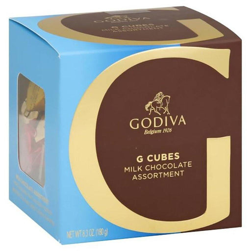 GODIVA : Milk Chocolate Assortment G Cube Box (2 Asstd Sizes) -
