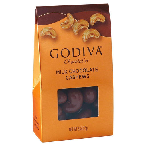 GODIVA : Milk Chocolate Covered Cashews -