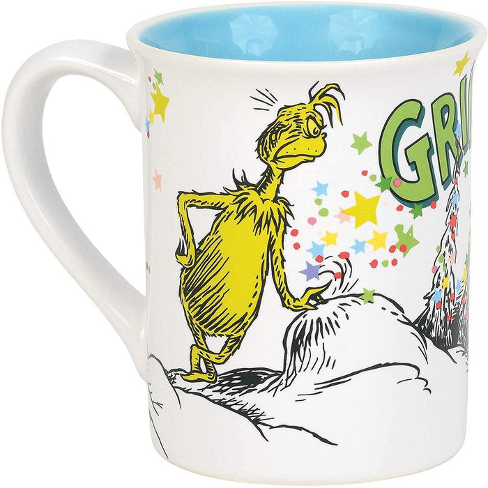 Dr. Seuss, Kitchen, New The Grinch Mug With Stirrer