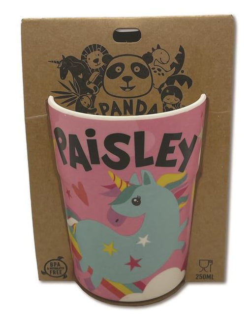 H & H Gifts : Panda Cups in Paisley -