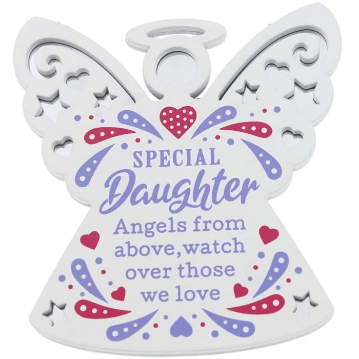 H & H Gifts : Reflective Angel - Daughter -