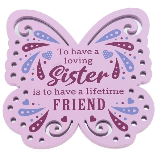 H & H Gifts : Reflective Butterfly - Sisters -
