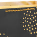 Hallmark : 10.4" Gold Dots on Black Large Horizontal Gift Bag -