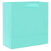 Hallmark : 10.4" Turquoise Large Square Gift Bag -