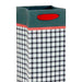 Hallmark : 13" Black and White Check Holiday Wine Gift Bag - Hallmark : 13" Black and White Check Holiday Wine Gift Bag