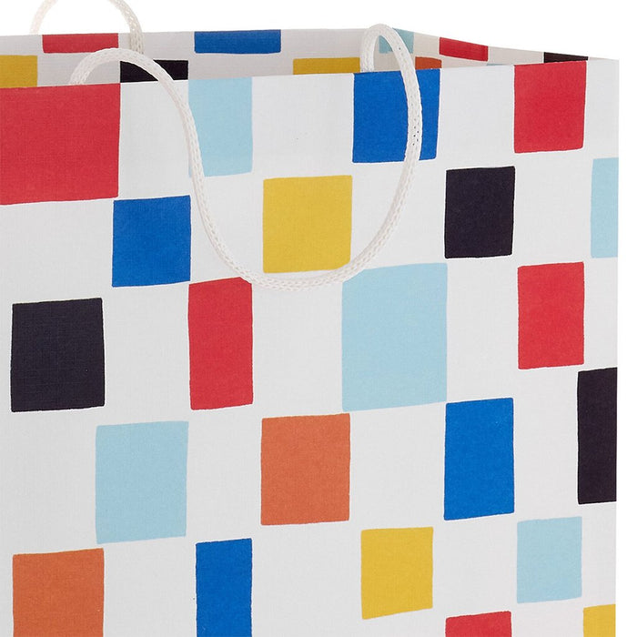 Hallmark : 13" Colorful Checkered Large Gift Bag - Hallmark : 13" Colorful Checkered Large Gift Bag