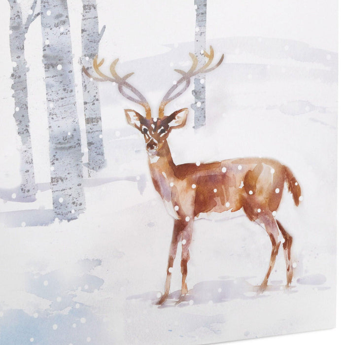 Hallmark : 13" Deer Among Birch Trees Large Holiday Gift Bag - Hallmark : 13" Deer Among Birch Trees Large Holiday Gift Bag - Annies Hallmark and Gretchens Hallmark, Sister Stores