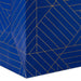 Hallmark : 13" Gold Geometric on Navy Blue Large Gift Bag -