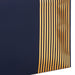 Hallmark : 13" Gold Stripes on Navy Large Gift Bag -