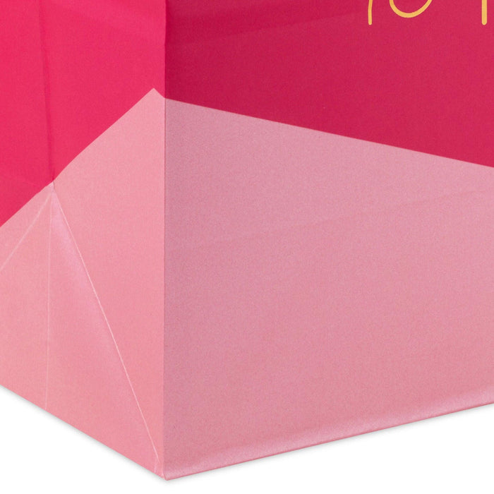 Hallmark : 13" Happy Birthday on Pink Large Gift Bag -