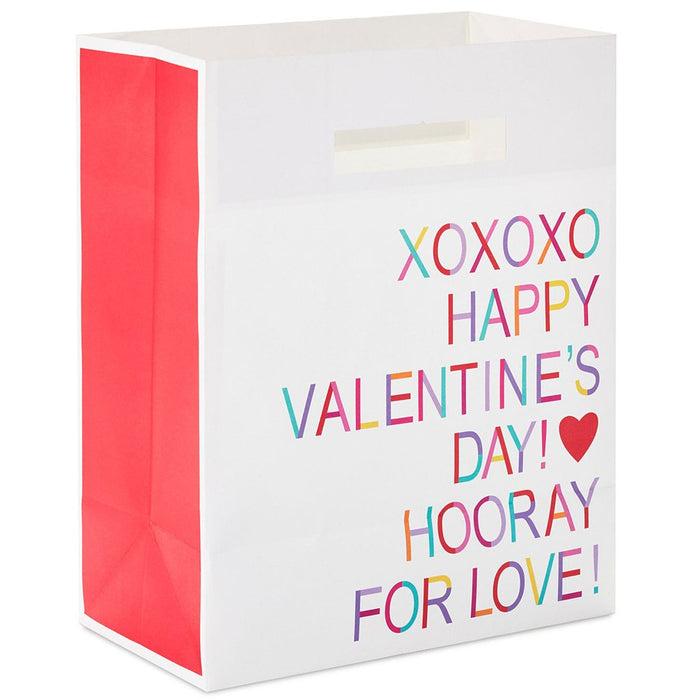 Hallmark : 13" Hooray For Love Large Valentine's Day Gift Bag - Hallmark : 13" Hooray For Love Large Valentine's Day Gift Bag