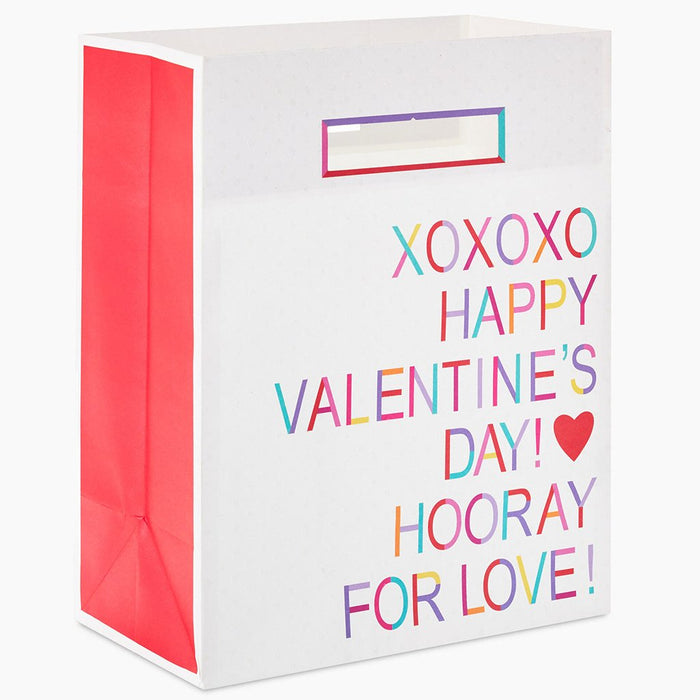 Hallmark : 13" Hooray For Love Large Valentine's Day Gift Bag - Hallmark : 13" Hooray For Love Large Valentine's Day Gift Bag