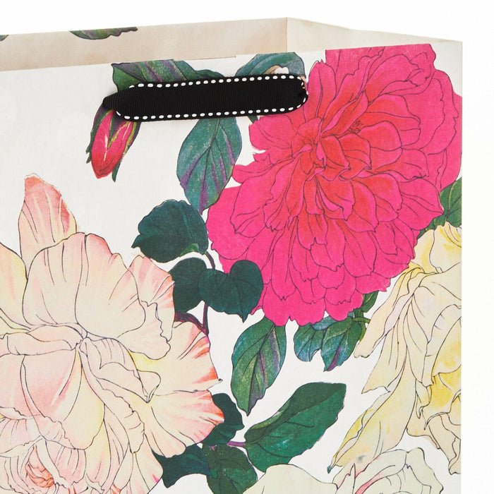 Hallmark : 13" Illustrated Roses Large Gift Bag -