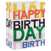 Hallmark : 13" Layered Lettering Large Birthday Gift Bag - Hallmark : 13" Layered Lettering Large Birthday Gift Bag