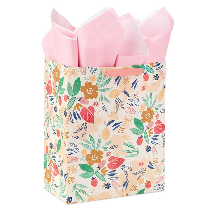 Hallmark : 13" Mom Floral Large Gift Bag With Tissue Paper - Hallmark : 13" Mom Floral Large Gift Bag With Tissue Paper