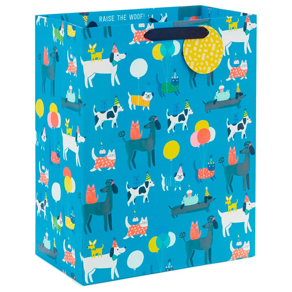 Hallmark 13 Large Gift Bag with Tissue Paper (Bright Cake) for Birthdays,  Parties and More