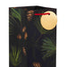 Hallmark : 13" Pine Boughs on Black Holiday Wine Gift Bag - Hallmark : 13" Pine Boughs on Black Holiday Wine Gift Bag