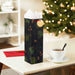 Hallmark : 13" Pine Boughs on Black Holiday Wine Gift Bag - Hallmark : 13" Pine Boughs on Black Holiday Wine Gift Bag