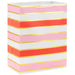 Hallmark : 13" Pink Stripes on White Gift Bag -
