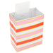 Hallmark : 13" Pink Stripes on White Gift Bag -