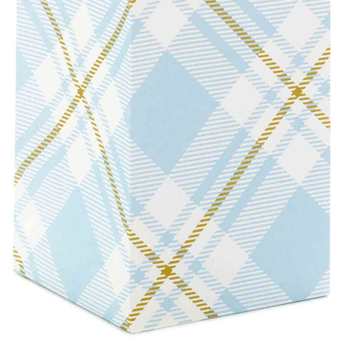 Hallmark : 13" Snowflakes and Plaid 2-Pack Wine Gift Bags - Hallmark : 13" Snowflakes and Plaid 2-Pack Wine Gift Bags