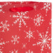 Hallmark : 13" Snowflakes on Red Large Holiday Gift Bag - Hallmark : 13" Snowflakes on Red Large Holiday Gift Bag