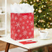 Hallmark : 13" Snowflakes on Red Large Holiday Gift Bag - Hallmark : 13" Snowflakes on Red Large Holiday Gift Bag