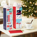 Hallmark : 13" Snowman and Merry Wishes 2-Pack Christmas Wine Gift Bags - Hallmark : 13" Snowman and Merry Wishes 2-Pack Christmas Wine Gift Bags