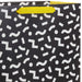 Hallmark : 13" White Confetti on Black Large Gift Bag -