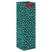 Hallmark : 13" White Dots on Green Holiday Wine Gift Bag - Hallmark : 13" White Dots on Green Holiday Wine Gift Bag