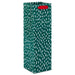 Hallmark : 13" White Dots on Green Holiday Wine Gift Bag - Hallmark : 13" White Dots on Green Holiday Wine Gift Bag