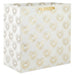 Hallmark : 15" Gold Hearts on White Extra-Deep Gift Bag -