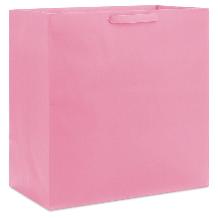 Hallmark : 15" Pink Extra-Deep Gift Bag -