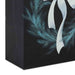 Hallmark : 15.5" Feathery Pine Wreath on Black Extra-Large Holiday Gift Bag - Hallmark : 15.5" Feathery Pine Wreath on Black Extra-Large Holiday Gift Bag