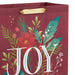 Hallmark : 15.5" Joy on Poinsettias Extra-Large Christmas Gift Bag - Hallmark : 15.5" Joy on Poinsettias Extra-Large Christmas Gift Bag