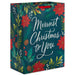 Hallmark : 20" Merriest Christmas With Poinsettias Jumbo Gift Bag - Hallmark : 20" Merriest Christmas With Poinsettias Jumbo Gift Bag