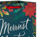 Hallmark : 20" Merriest Christmas With Poinsettias Jumbo Gift Bag - Hallmark : 20" Merriest Christmas With Poinsettias Jumbo Gift Bag